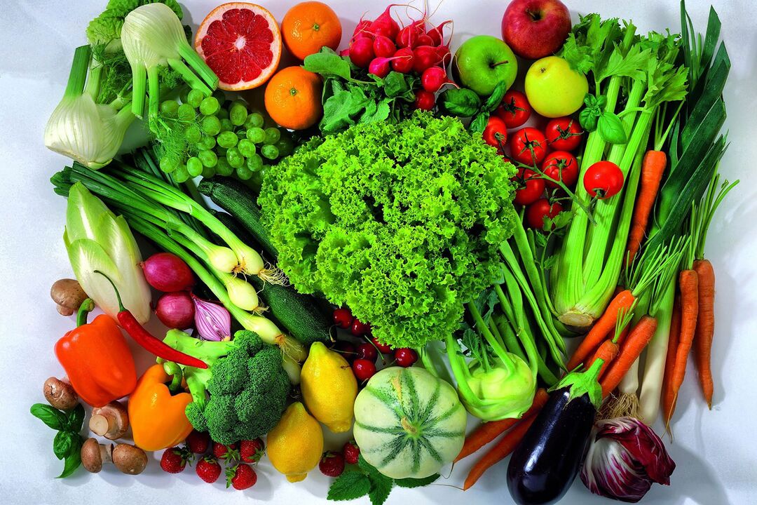 groenten en fruit voor potentie