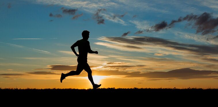 hardlopen om de potentie te vergroten